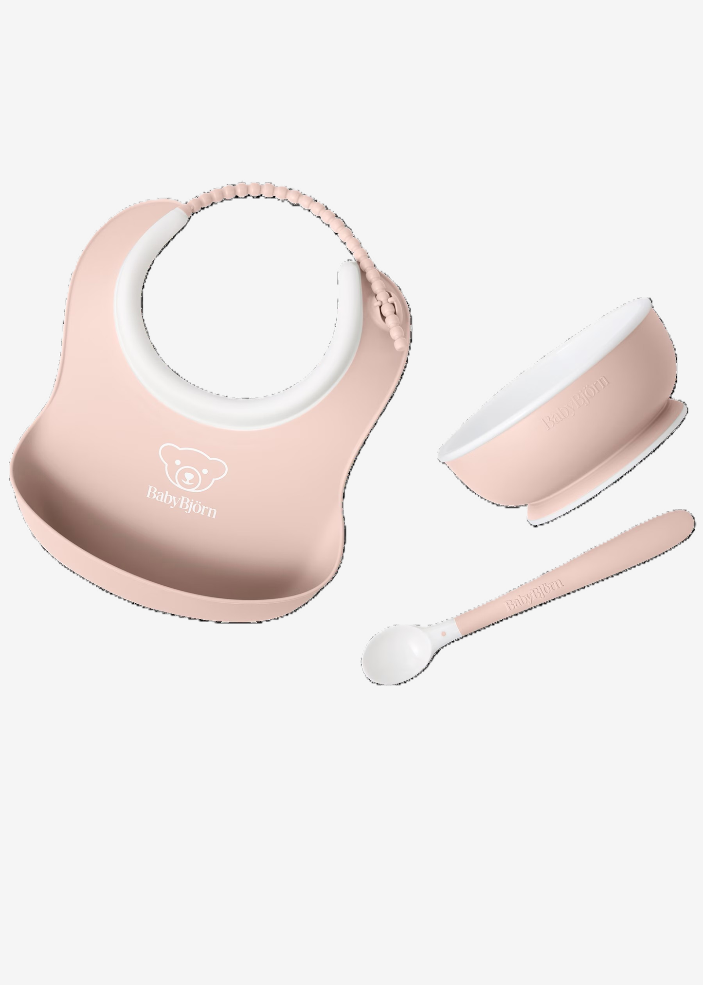Babybjorn - Baby Feeding Set - Powder Pink