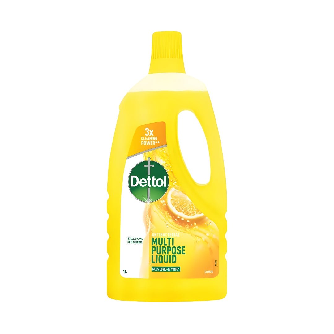 Dettol Antibacterial Multi-Purpose Liquid – Citrus or Green Apple (1L)