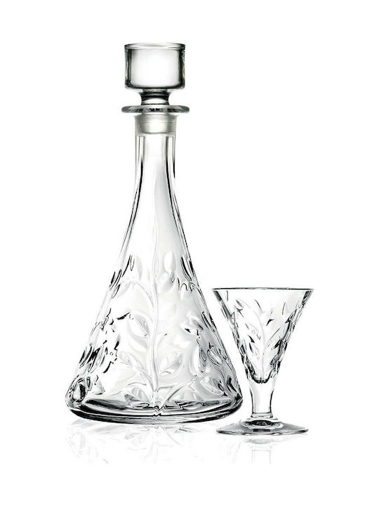 RCR liqueur set ( 1 decanter + 6 liqueur(short))