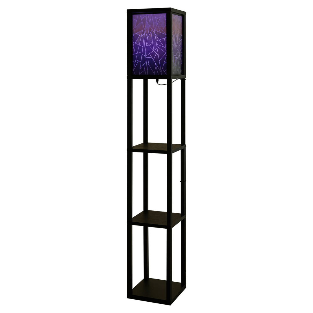 floor lamp with integrated shelf And Remote Control