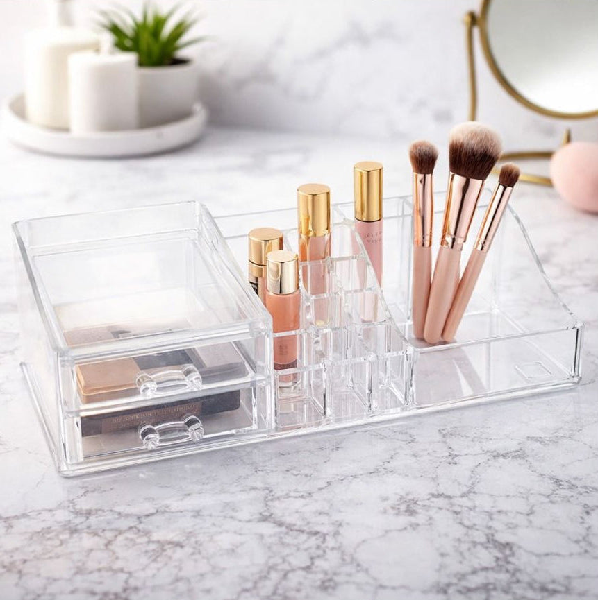 Brilliant Make Up Organizer with 2 Drawers