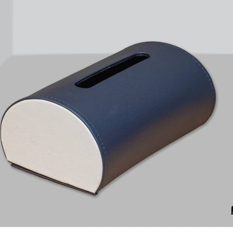 Leather R Tissue Box (R ) for Round