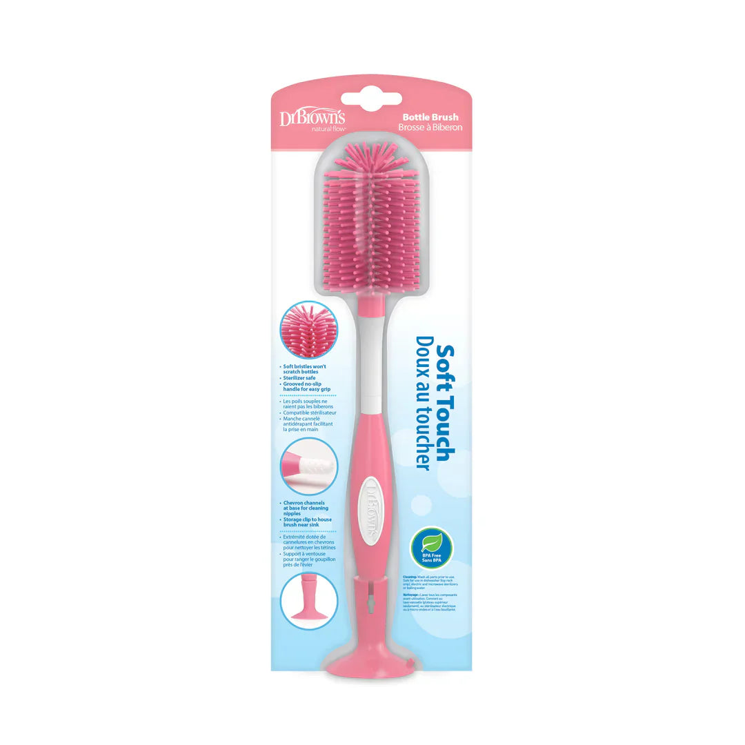 DrBrown's - Soft Bottlr Brush Silicone - Pink
