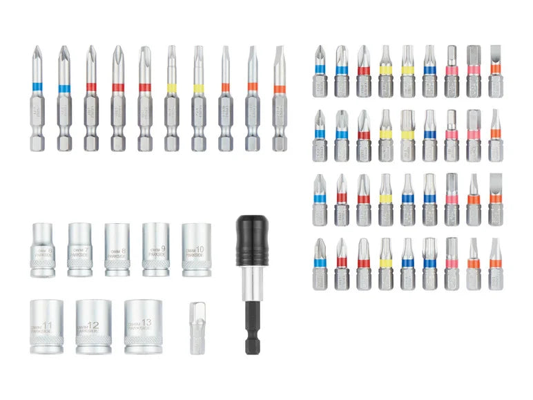 Parkside Bit Socket Set of 56