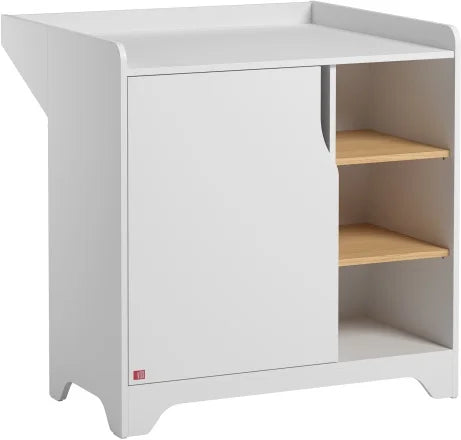 VOX Dresser With Changer Leaf White/Oak
D: 44cm
W: 88.5cm
H: 89.5cm
weight 37.70 kgs (2 packages)
White/Oak