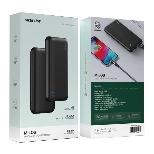 Green Lion Milos 10000mAh Powerbank