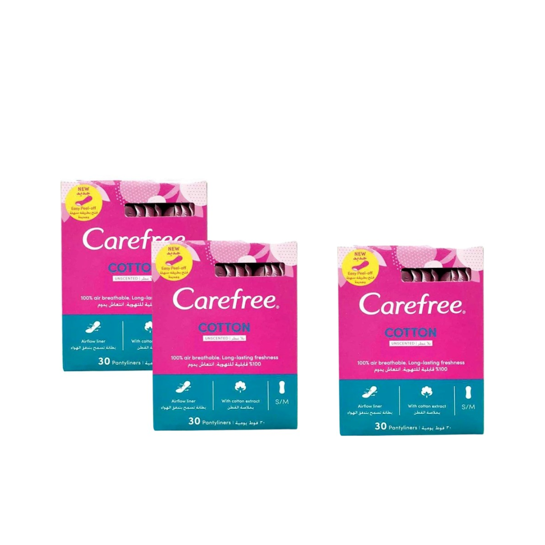 Carefree Normal Cotton Single Wrapped 30's 2+1