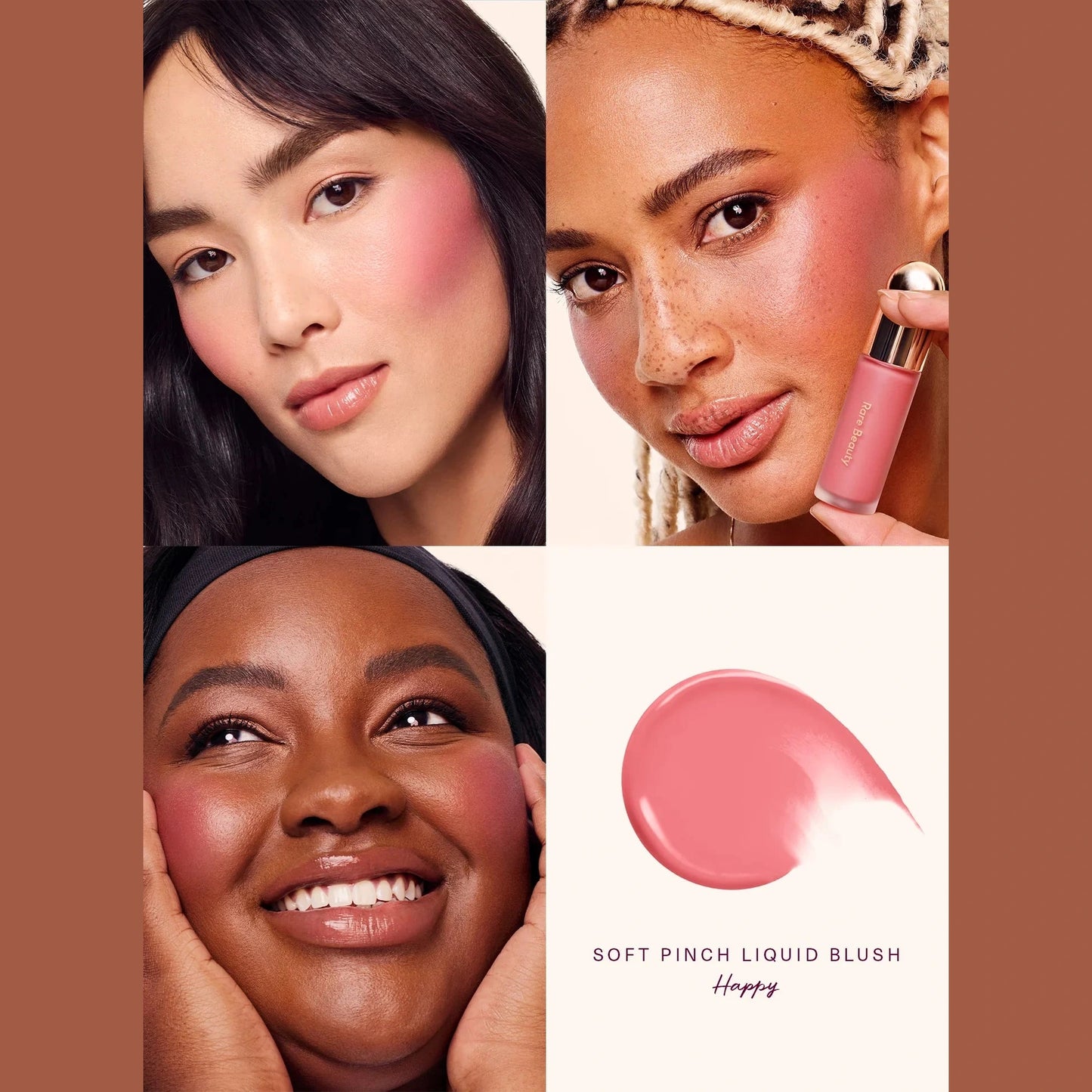 RARE BEAUTY SOFT PINCH BLUSH LIQUID HAPPY