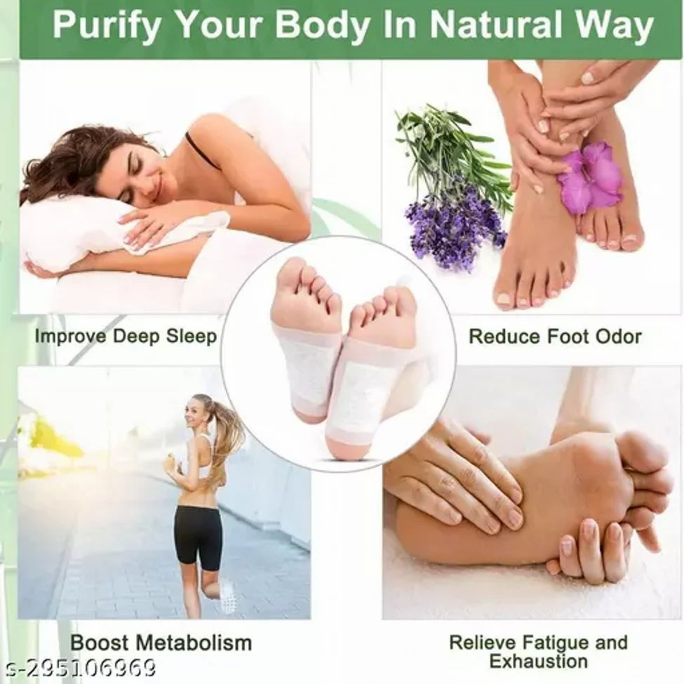 Detox Foot Patches Pain Free Foot Pads for Stress Relief- SET OF 2