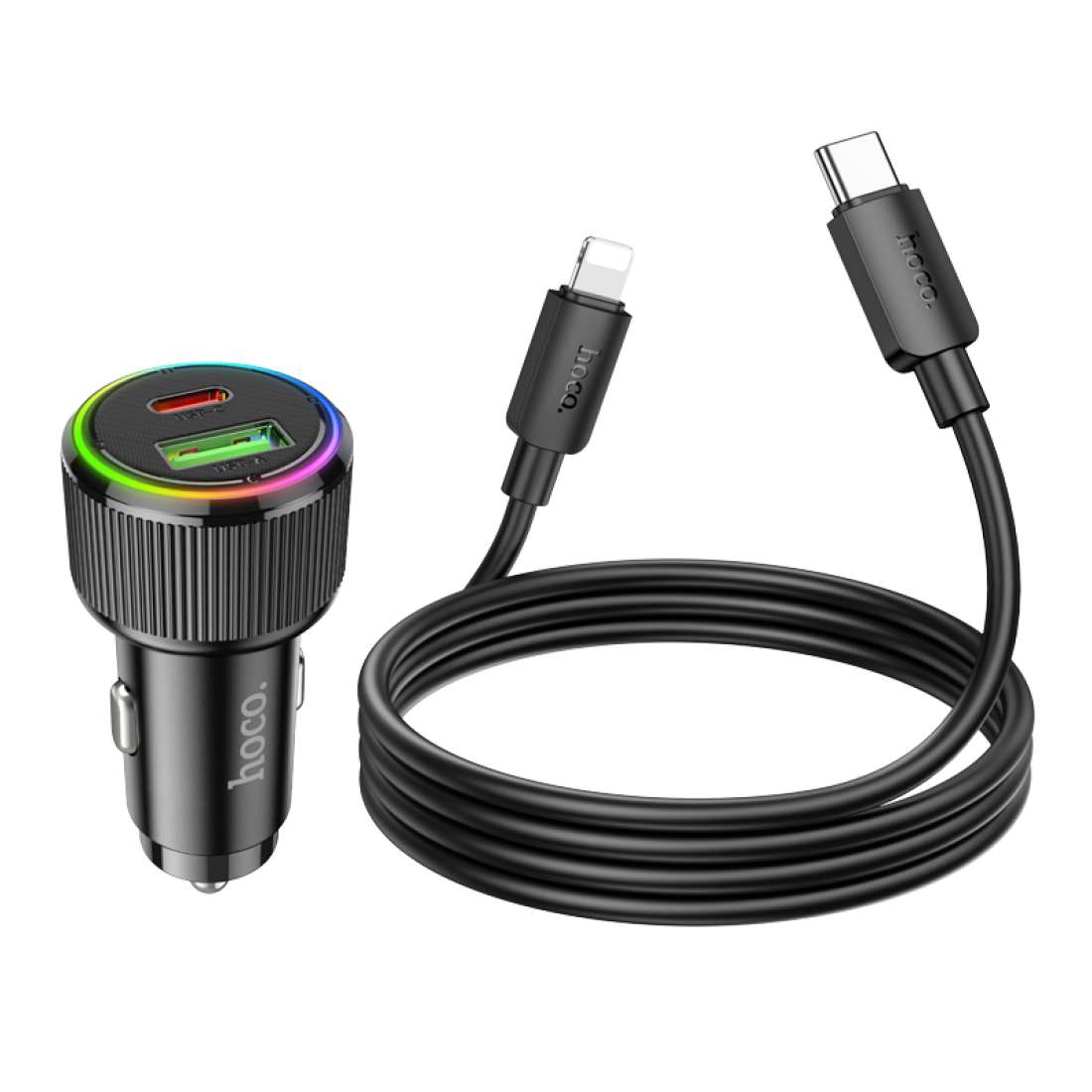 Hoco 38W Car Charger Set NZ14A