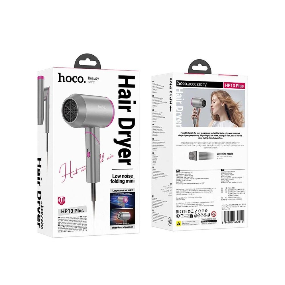 Hoco Hot and Cold Air Foldable Hair Dryer HP13 Plus