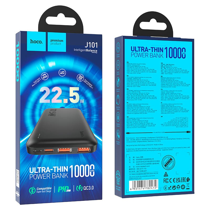 Hoco Power Bank 10000mAh J101