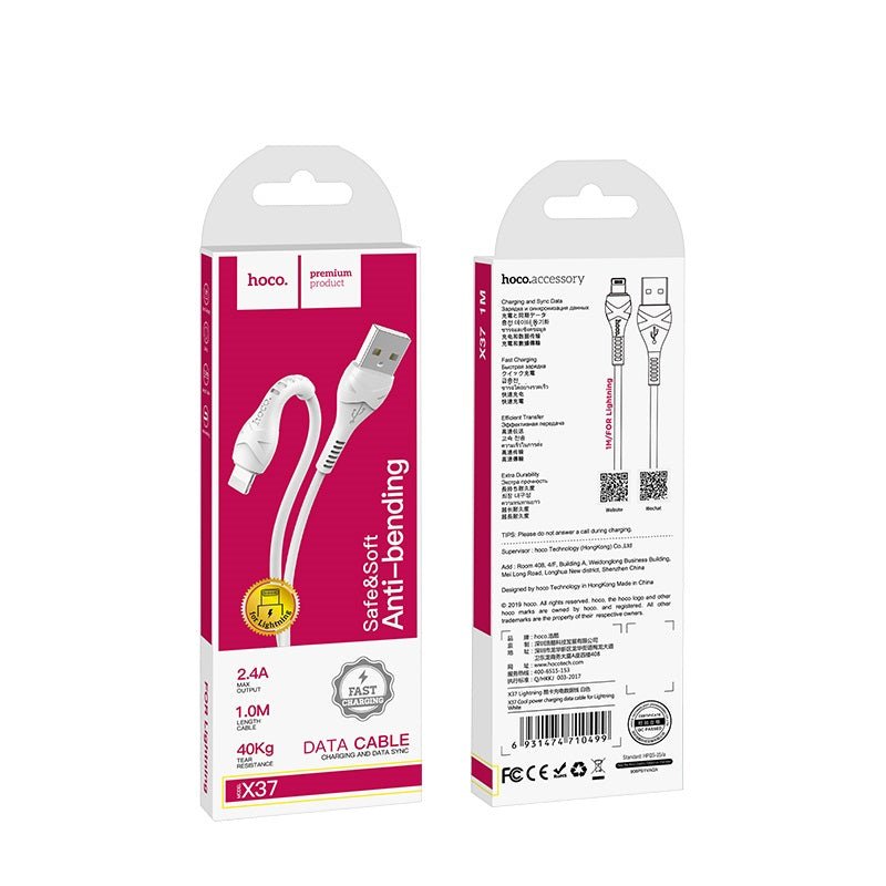 Hoco X37 PVC Lightning Cable