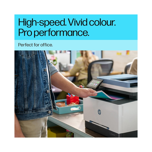 HP Color LaserJet Pro MFP 3303sdw 4.3" Display, Wireless, Print, Copy, Scan, Automatic Duplex, Print Speed: 25ppm, Black/Color), 50-sheet ADF