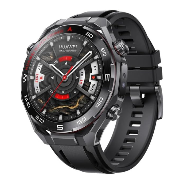 HUAWEI Watch Ultimate 2 Smartwatch, GPS, Liquid Metal Zirconium, Diving up to 150 Meters, Sonar-Based Underwater Communication, Accurate Health Monitor, eSIM