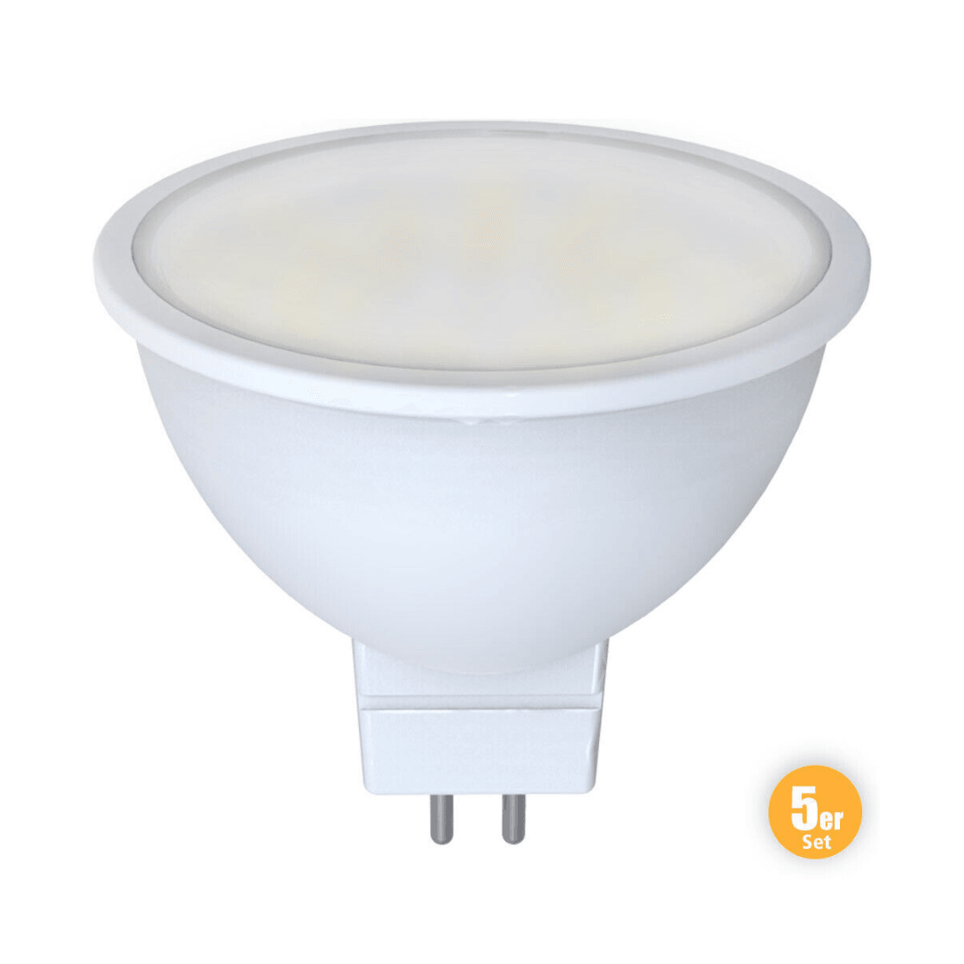 I-Glow Super Premium LED Bulbs, GU5.3 - Set of 5 (12V/AC-DC)
