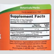 NOW Foods Fenugreek 500 mg – 250 Veg Capsules | Digestive Comfort, Healthy Metabolism & Lactation Support