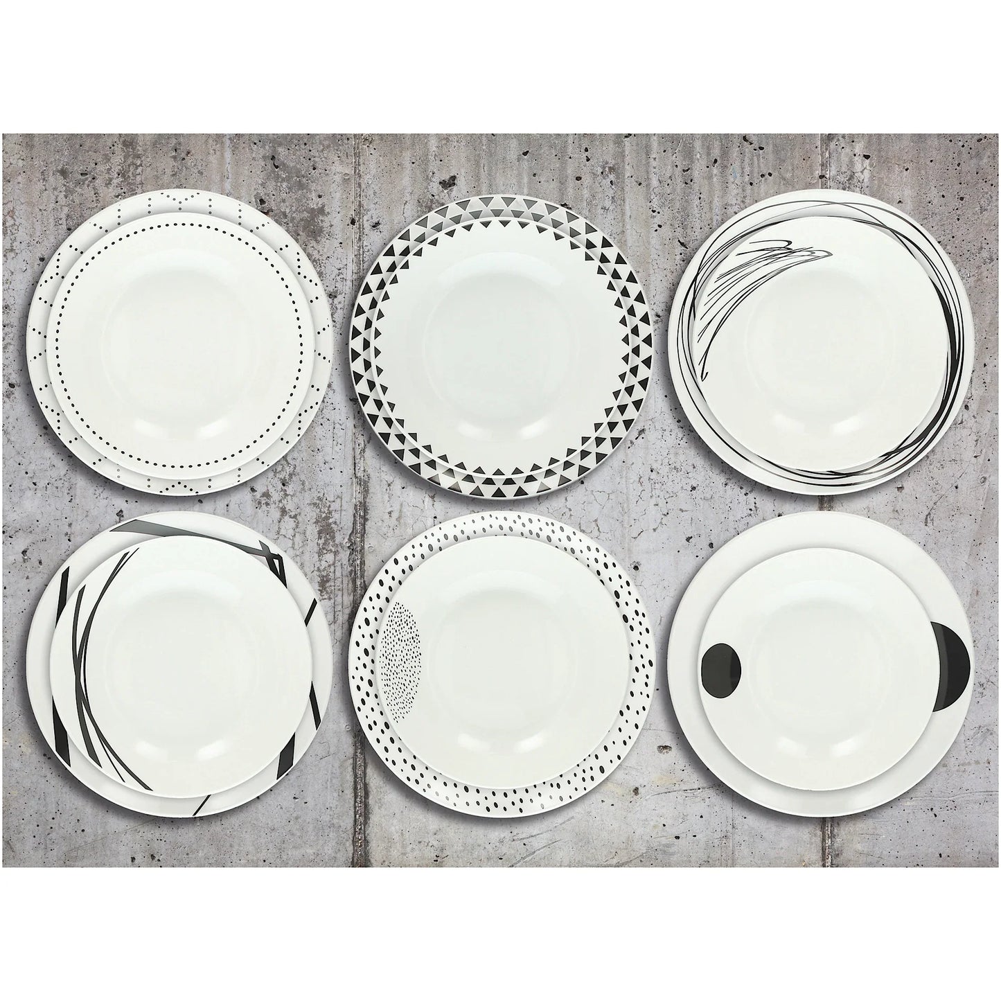 Tognana Graphic dinnerware set 18pcs