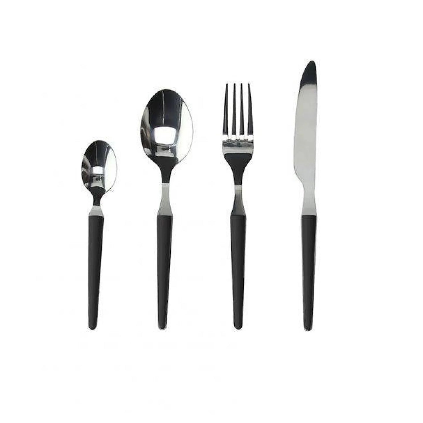 Tognana Anthony Zen Black Cutlery 24 pcs