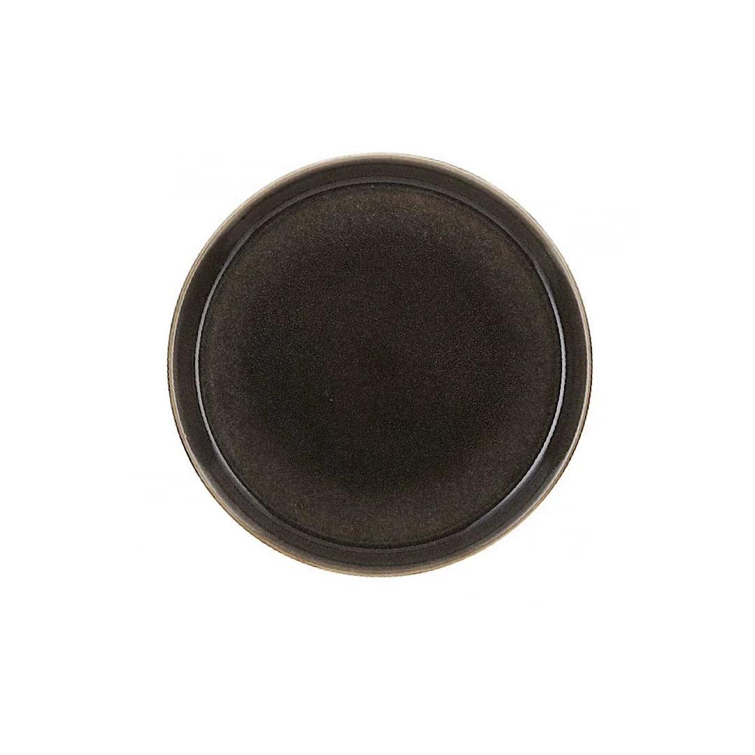 Bitz Living Stoneware Gastro Plate 21cm Green Mat/ Glossy