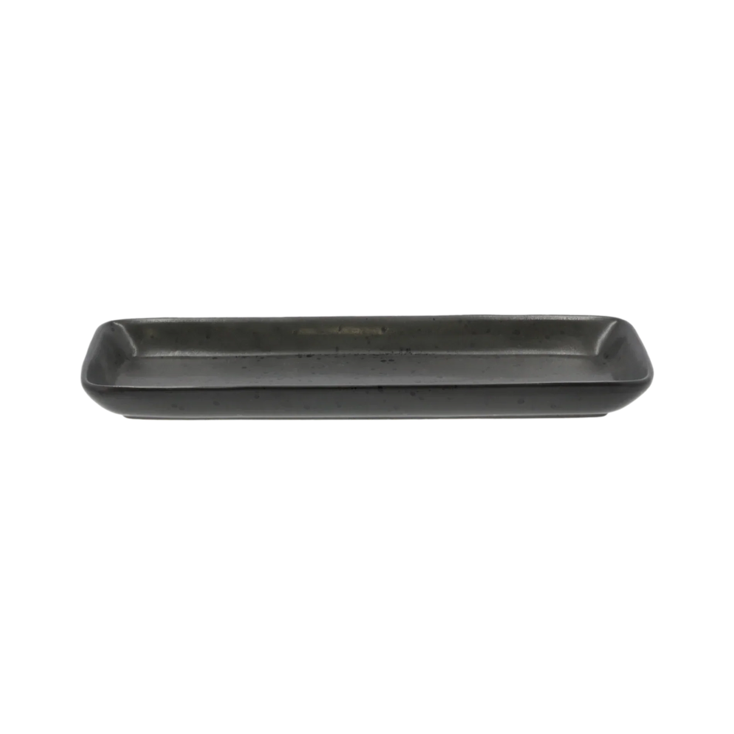 Bitz Living Stoneware Serving Dish 14x38 cm Mat Black