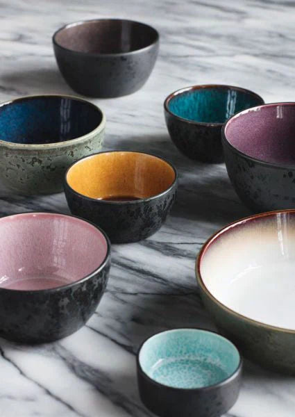 Bitz Living Stoneware Bowl 10cm Grey/Grey