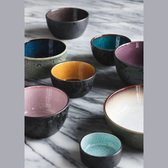 Bitz Living Stoneware Bowl 10cm Grey/Grey