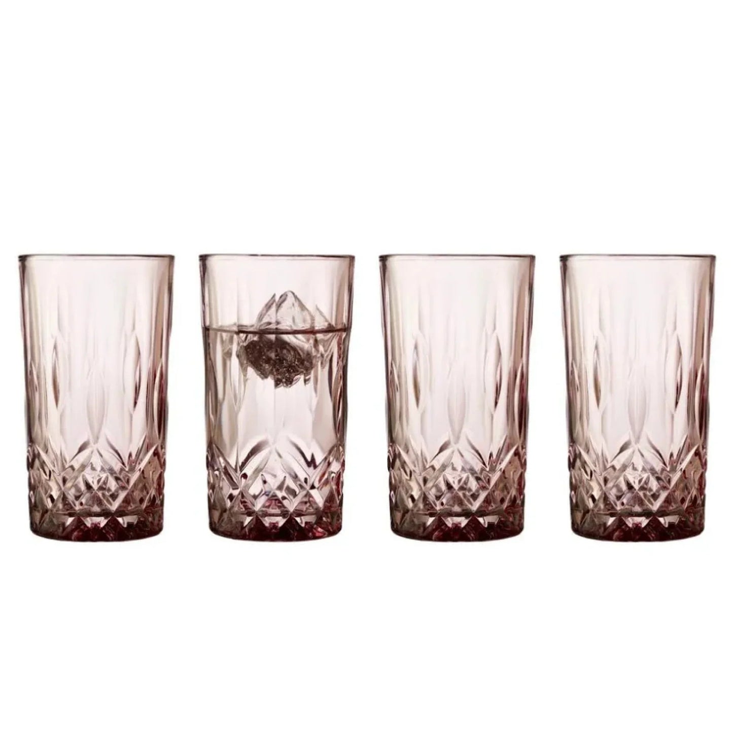 Lyngby Glass Highball Sorrento 32cl 4pcs Pink