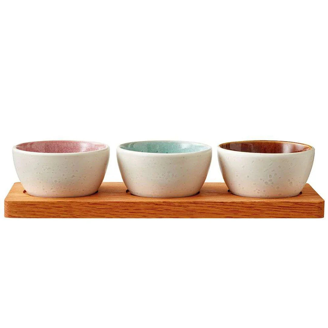 Bitz Living Cabaret Set 4pcs Matte Cream Assorted