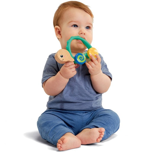 Early Learning Centre Wooden Push Along Turtle Activity Toy