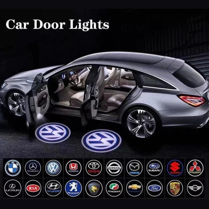 2PCS Car Door Logo Light Projector For All Car With Sensor