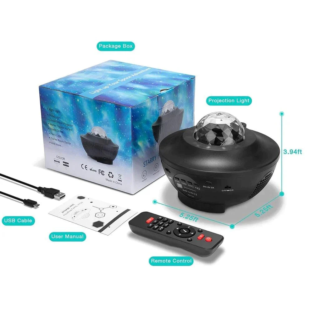 Galaxy Projector With Speaker - Medaid International