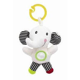Babyjem Vibrating Baby Elephant Stripes Soft Toy