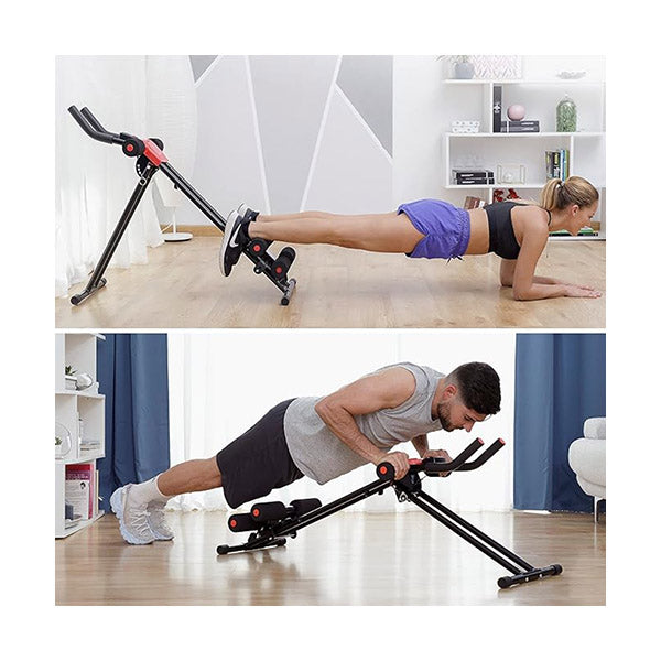 InnovaGoods Folding Abdominal Machine with Exercise Guide Plawer - V0103487