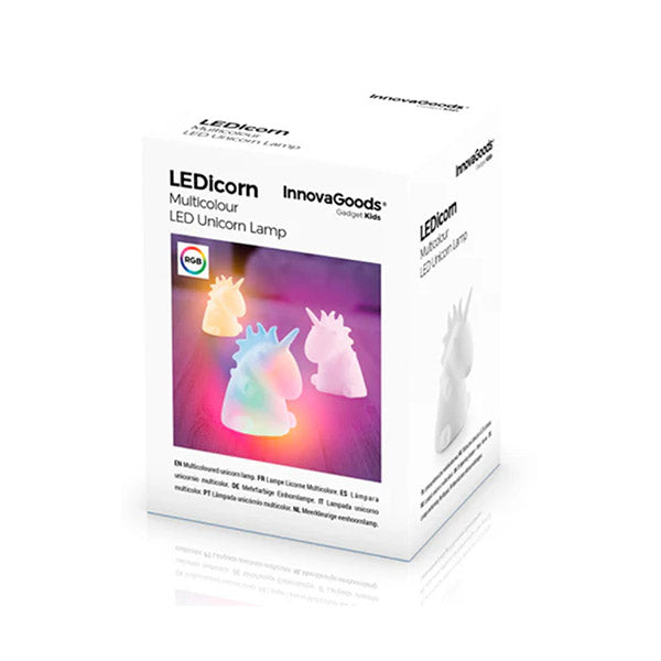 InnovaGoods Multicolour Unicorn Lamp Ledicorn - V0100966