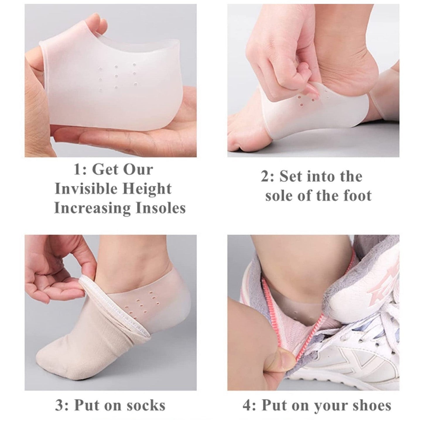 Invisible Height Insoles (Pair)