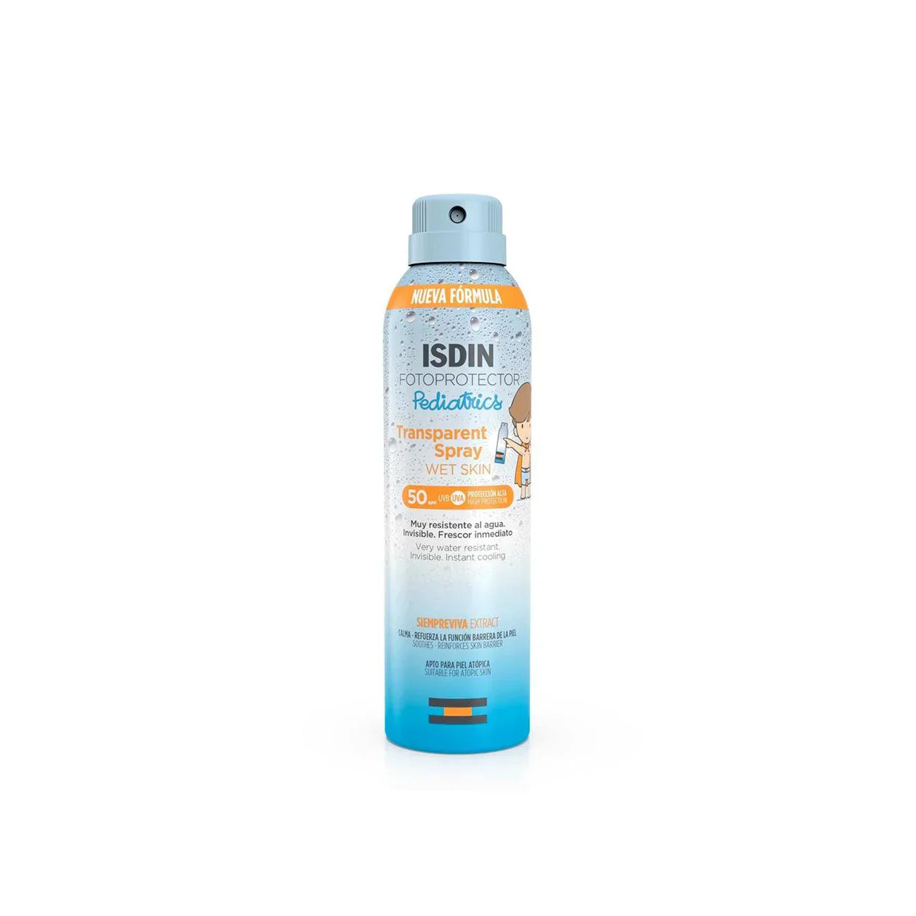 Fotoprotector Transparent Spray Wet Skin Pediatrics SPF 50 - Medaid