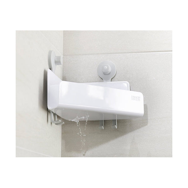 Joseph Joseph 70549, EasyStore Corner Shower Shelf with Removable Mirror