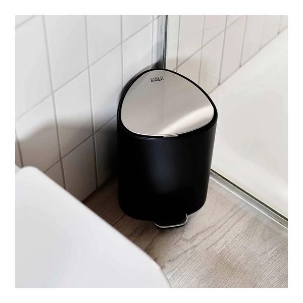 Joseph Joseph, EasyStore™ 5L Matt Black Pedal Bin, 70595
