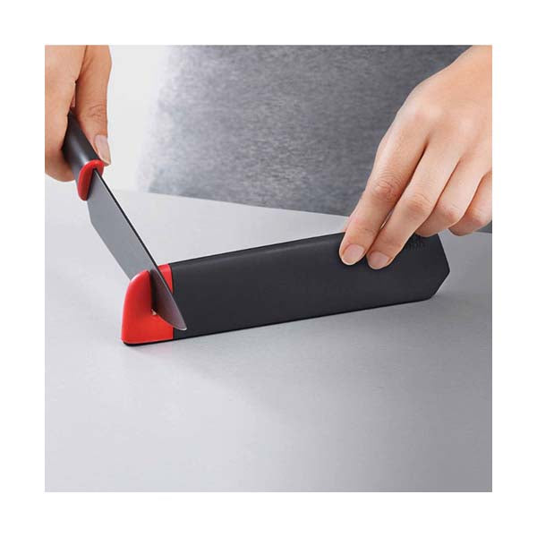 Joseph Joseph, 10146, Slice & Sharpen Set of 2 Knives with Sharpening Sheaths