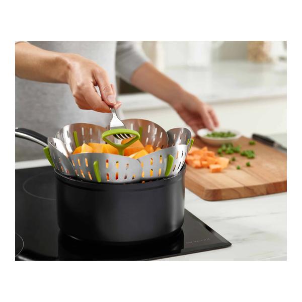 Joseph Joseph, Bloom™ Stainless-steel Folding Steamer Basket, 45033