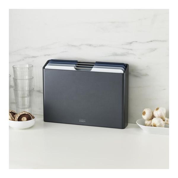 Joseph Joseph, Folio 4-piece Grey Chopping Board Set Large, 60184