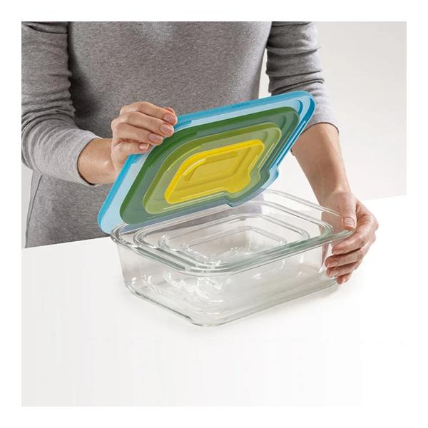 Joseph Joseph, Nest Glass Food Storage Set, 81060