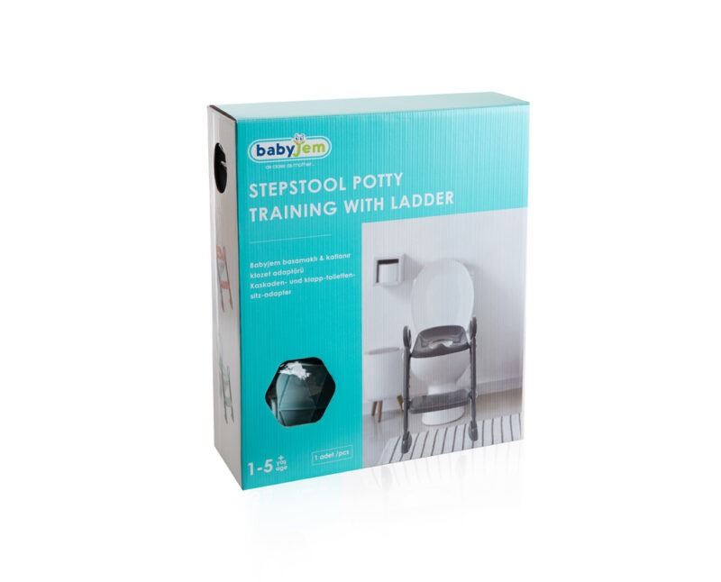 Babyjem Step Stool Toilet Training White
