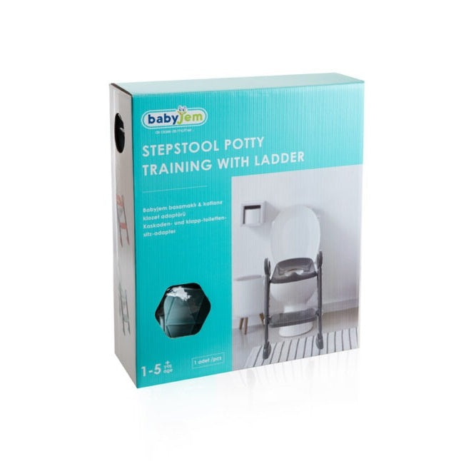 Babyjem Step Stool Toilet Training White