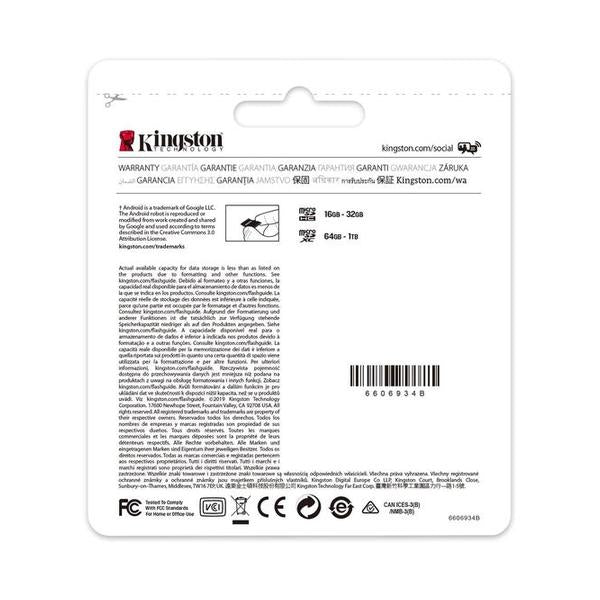 Kingston 512GB micSDXC Canvas Select Plus 100R A1 C10 Card + ADP, SDCS2/512GB, with 5 Years Official Warranty