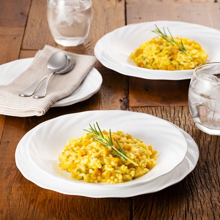 Marinex Opaline Jasmin Soup Plate 23.5cm - set of 6