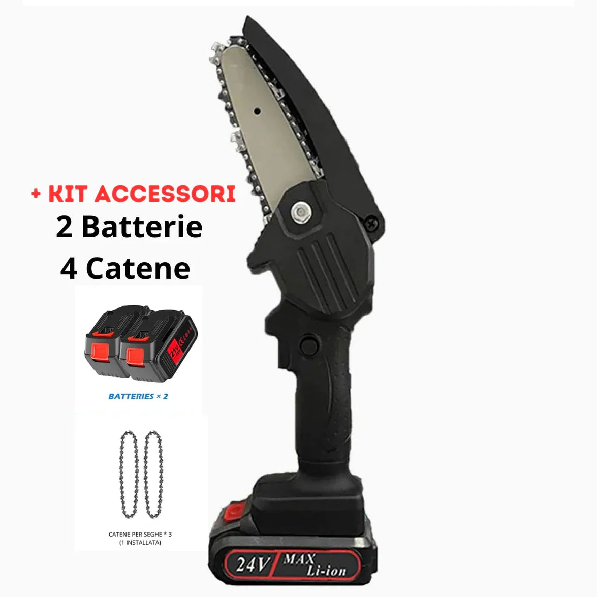 Electric Chainsaw - Dual Battery