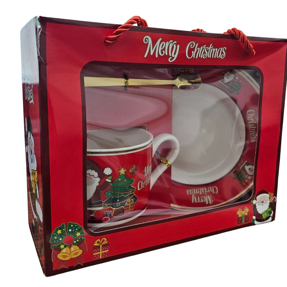 (Net) Christmas Mug Gift sET OF 3 PCS