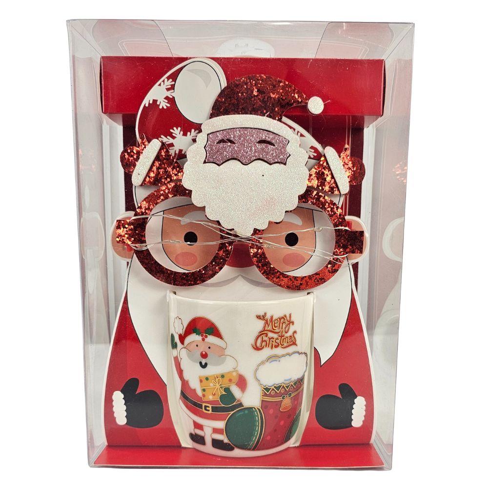 (Net) Christmas Mug Gift with light